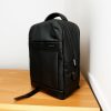 Sohan-B High Quality Waterproof Laptop Designer Casual Daily Backpack With USB Charging Port (Black) (M-SB173)